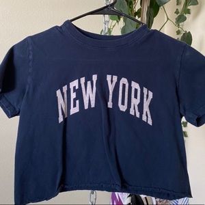 brandy melville cropped shirt